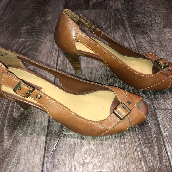 Thom Mcan Peep Toe Heels- Size 8M - Picture 3 of 12